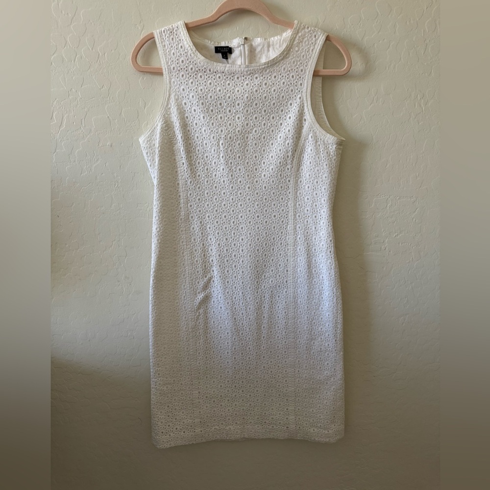 Talbots White Eyelet Dress